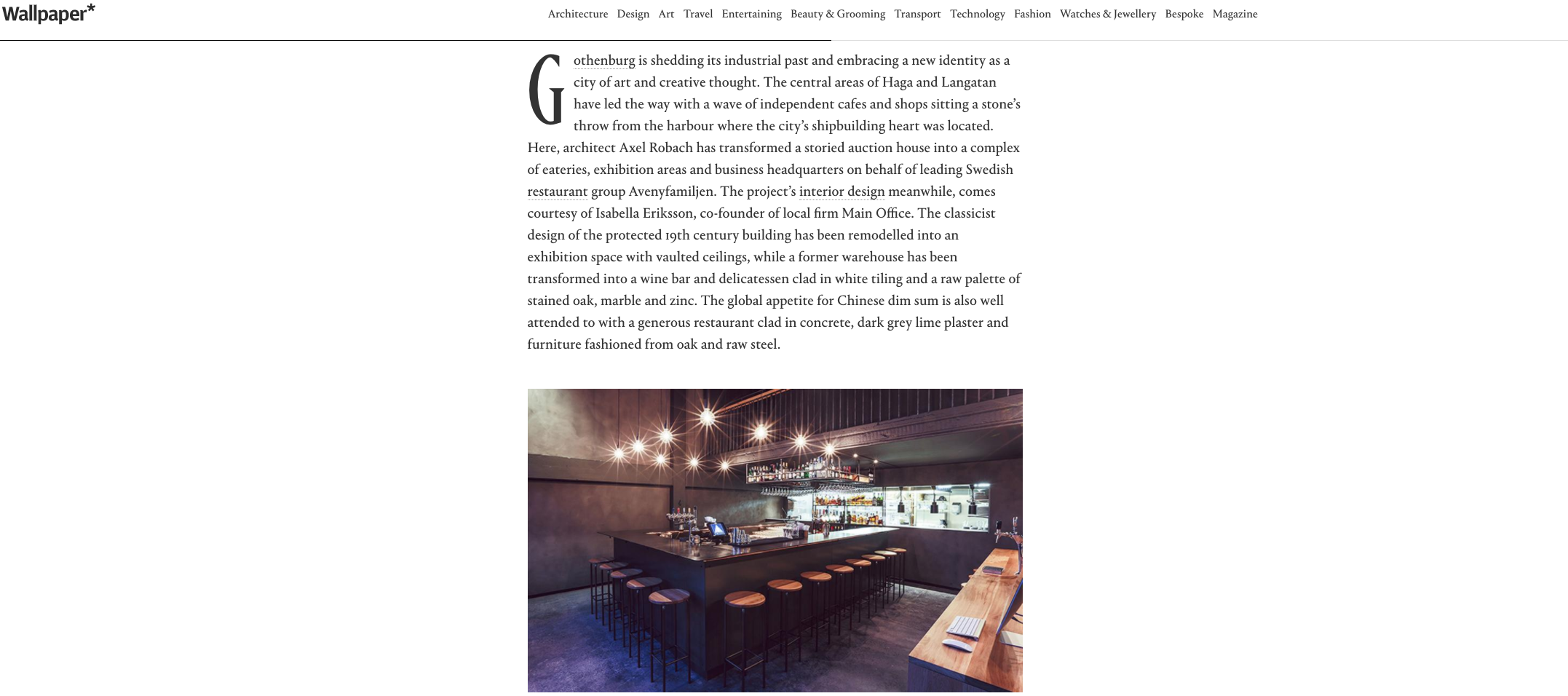 Wallpaper article by David Paw about when Main Office designed Made In China