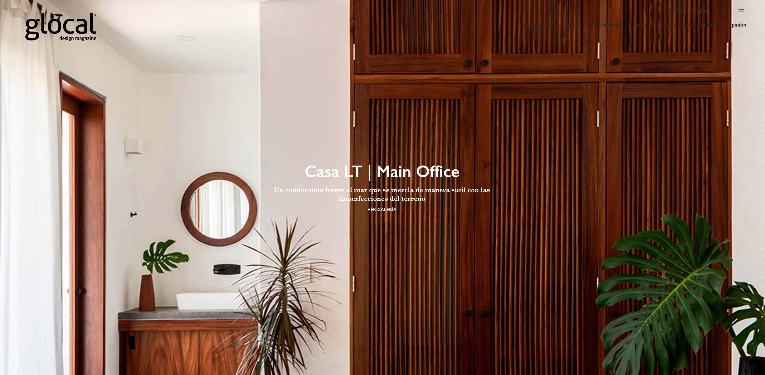 glocal design magazine article about Main Office project Casa Linda Theresia LT